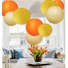 A Liittle Tree-9 PCs Mixed New Round Paper Lanterns Wedding
