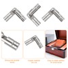 uxcell 18Pcs Invisible Brass Barrel Hinge, 25x5mm Concealed Hinges, Folding