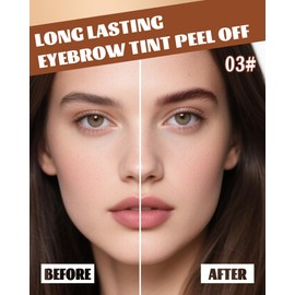 Easy Peel Off Eyebrow Gel, Mauve Tattoo Eyebrow Gel Easy Peel Off Makeup