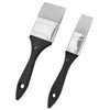 QWORK Paint Brush, Silicone Color Shaper Brush, 2 Pcs (1