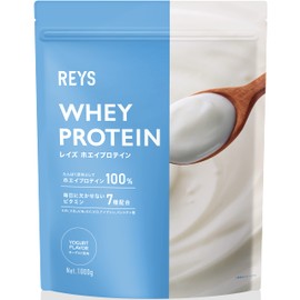 Reys Whey Protein, Supervised by Mimi Yamasawa, 2.2 lbs (1 kg), Made in Japan, Formulated with 7 Types of Vitamins, WPC Protein, Puroten, Whey Protein (Yogurt Flavor)