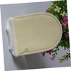 WOONEKY Daily Use Loofah Sponge Pads Natural Sponge for Exfoliating