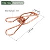 YOKIVE 100 Pcs Paper Clip, Metal Hollow Out Clips Mini