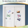 Geyee 36 Pcs Magnetic Picture Frame Refrigerator Photo Holder with