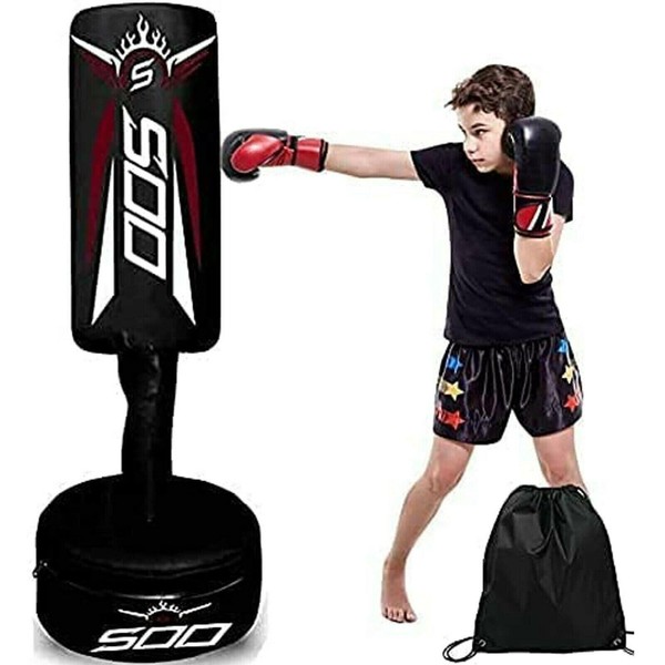 Kids Junior Free Standing Punch Bag MMA Boxing Punching Training Pedestal Bag Adjustbable