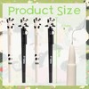Plstod Pack of 4 Animal Pens, Panda, Black 0.5 mm