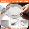 Sieve Fine Mesh Stainless Steel, 60 Mesh Flour Sifter for