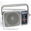RF2400D Portable AM/FM Radio Silver + 4X AA Batteries with