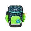 Ergobag Safety Set with Side Pockets 3-Piece Pack/Cubo/Cubo Light, Green
