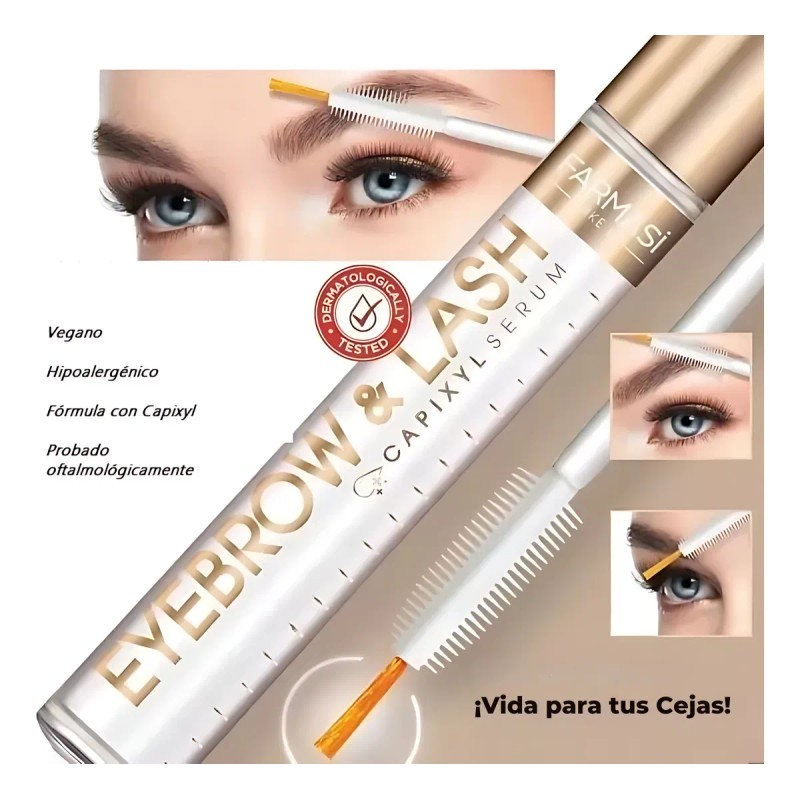 Cejas Y Pestañas Mucho Más Largas Suero Crecimiento Farmasi