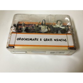 Naruto Mattel 3 Inch Mini Figure 3-Pack #1 (Orochimaru & Grass Ninjas)