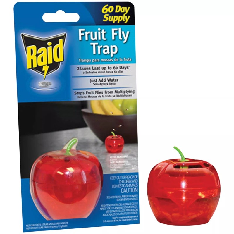 Raid® RAID 2PK-FFTA-RAID Apple Fruit Fly Trap (2 Pack) -