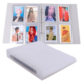 Anopono Bromide Storage, File Holder, Photo Storage, Large Edition, Binder Type, 40 Pages, Holds 320 Sheets (Clear)