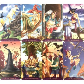 Tarot Cards, 78 Sheets, Tarot Divination (Teen Witch, Tarot), Japanese Instruction Manual Included (English Language Not Guaranteed)