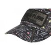 Plata o Lead Black Grey Rhinestone Baseball Cap, Size: One