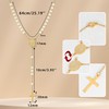 Manfnee Rosary Necklace for men and women Medal & Cross