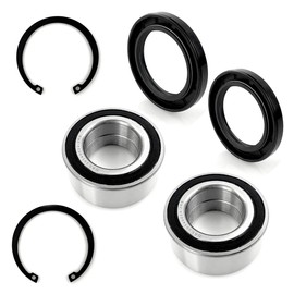 Front Wheel Bearings Seals Kit for Honda Foreman 400 1995-2003 Foreman 450 1998-2004 Foreman 500 2005-201 Rubicon 500 2001-2014 Rincon 650 2003-2005 Rincon 680 2006-2023 91051-HA7-651 91209-HN2-003