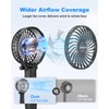 TriPole Handheld Fan Portable Mini Fan, 3 Speeds Foldable Small