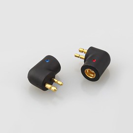 Tirstrup MMCX Cable Connected to ER4P ER4B ER4S ER4PT ER6I Earphone for Etymotic Series Earphone Audio Jack Adapte Curved Shape (Black)