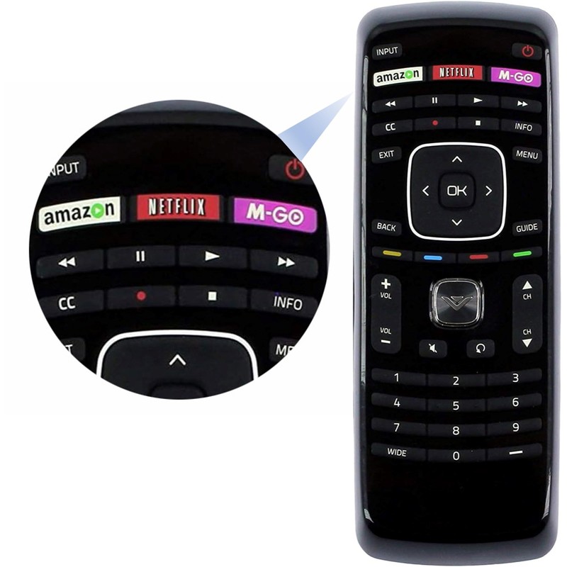 Universal Remote Control, XRT112 for VIZIO All LED LCD HD