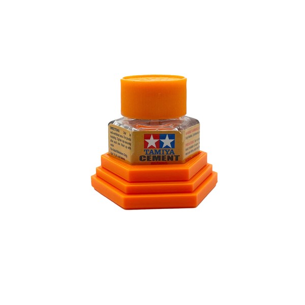 Jeff Did It! Hex Bottle Glue Cement Holder Compatible with