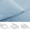 Aisbo Housewife Pillowcases 2 Pack - Light Blue Standard Pillow