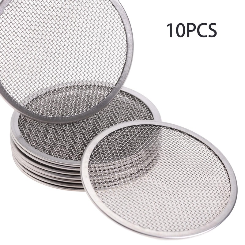 Mormchlots 10 Pcs 68mm/2.68" Mason Jar Screen Lids for 70mm/2.76"