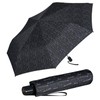 Knirps Slim Duomatic Domino Pocket Umbrella Open-Close Black