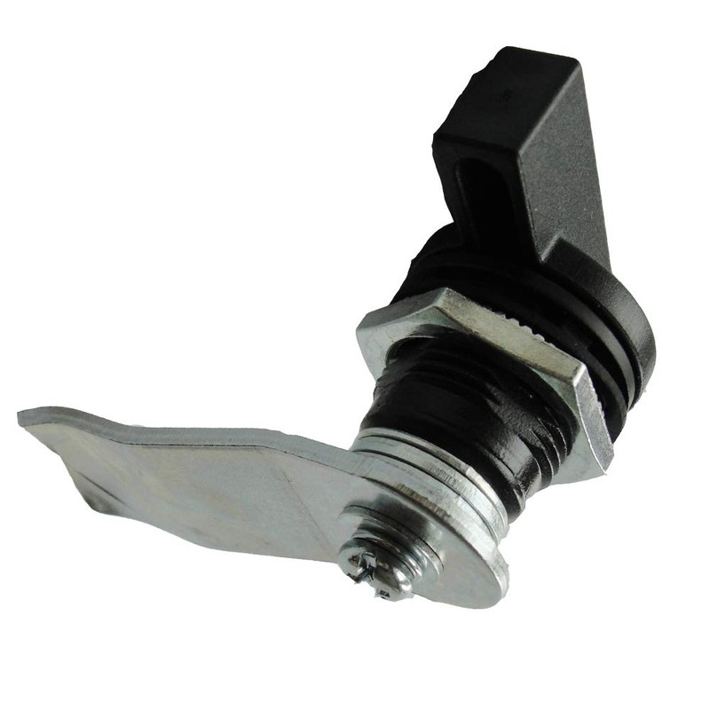 WJSKDQ 4PCS Thumb Operated Offset Thumb Cam Lock Black Cam