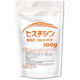 JAY&CO. Unprocessed 100% Histidine Powder (100g)