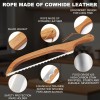 HAOIOKSC Bread Slicer for Homemade, 15.7 In Wooden Sourdough Knife-