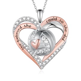 Daixiya Volleyball Gifts 925 Sterling Silver Volleyball Necklace Sport Jewelry Gifts for Team Women