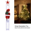Electric Santa Claus Toy Black Race Climbing Christmas Tree Decorations