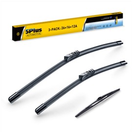 3 Wipers 26"/16"/12" Replacement For Lexus NX200t NX300 NX300h 2021 2020 2019 2018 2017 2016 2015, 26 Inch+16 Inch Windshield Wiper Blades with 12 Inch Rear Wiper Blade