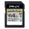 PNY Elite Performance 64 GB High Speed SDXC Class 10