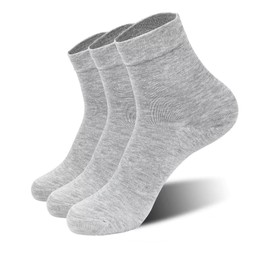 TUAN YUAN Bamboo Men Women sock Breathable Sock Quarter Thin Ankle High Sock Comfort Cool soft Sock 3 Pairs
