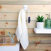 Fengirl Kitchen Utensil Hanger with 6 Hooks, Under Cabinet Utensil