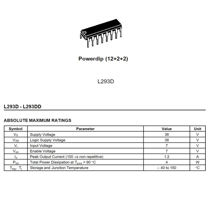 PENGLIN 10pcs Motor Driver IC L293D DIP-16 16-Pin PDIP Brushed
