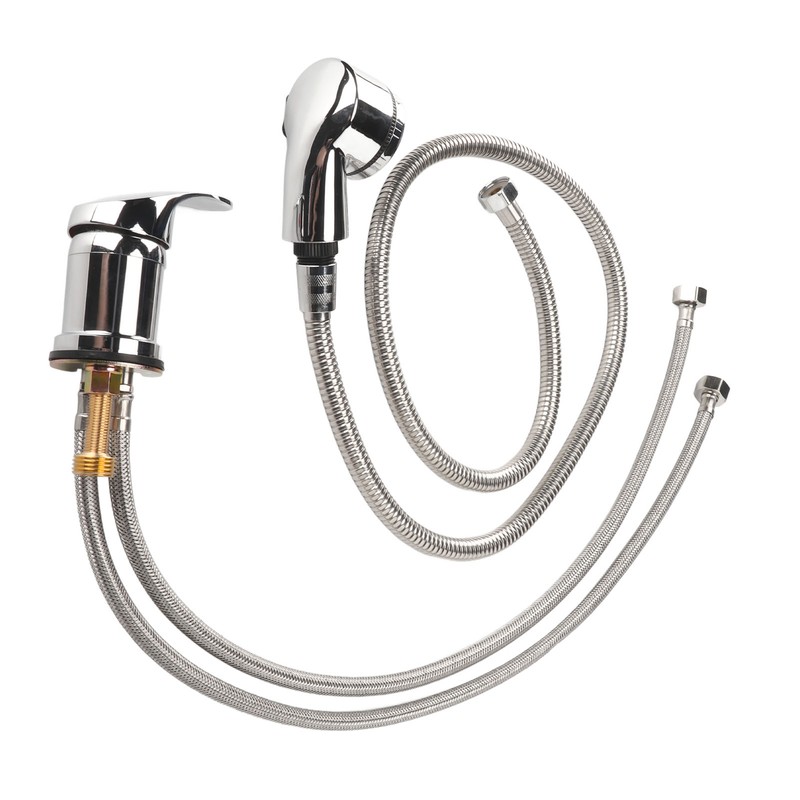 Shampoo Bed Faucet Kit Ceramic Valve Good Sealing Hot Cold