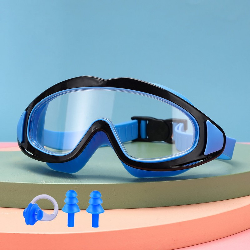 Kids Anti-Fog Swimming Goggles for Pool & Beach – Wide-View
