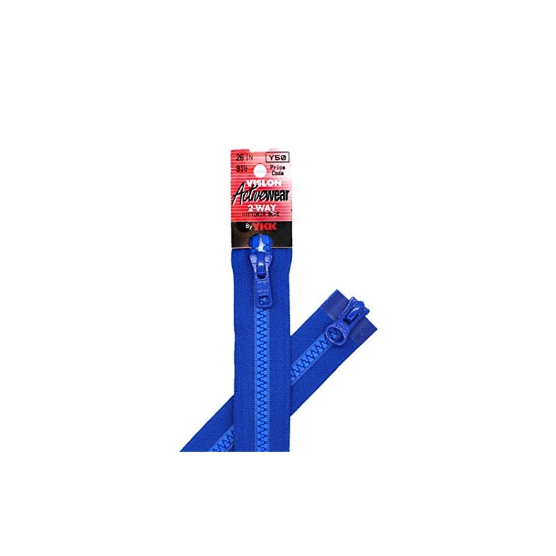 YKK Vislon #5 - cierre separadora (26 cm), color azul