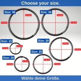 Sturdy Key Rings, Made of Hardened Steel, Key Rings, Key Fobs, Key Organisation For Car Keys, Front Door Keys, O Rings, Key Rings Round