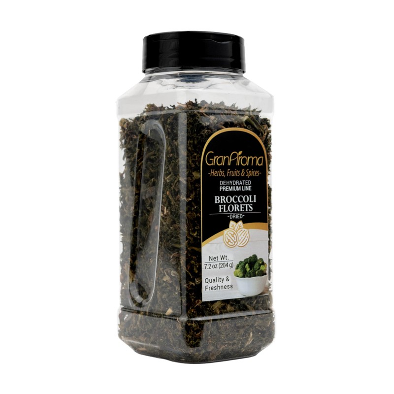 GranAroma Dried Broccoli Florets, Ready-to-Use, Soups & Sauces (7.2 Ounce)