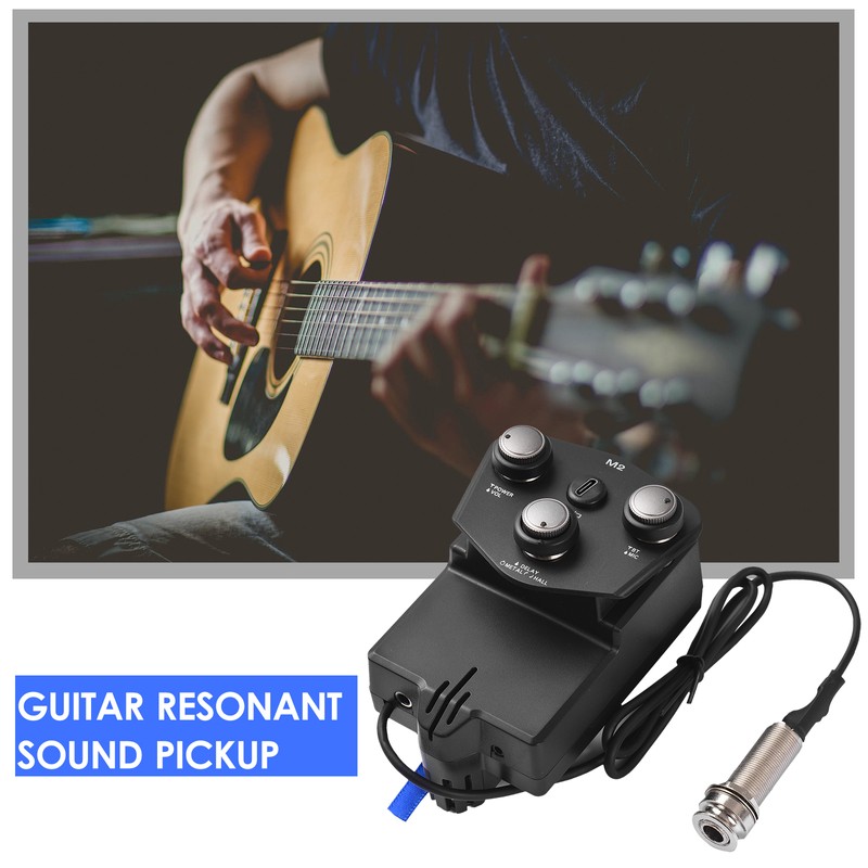 M2 Guitar Resonant Pickup Resonance Sound Pickup for Guitar with