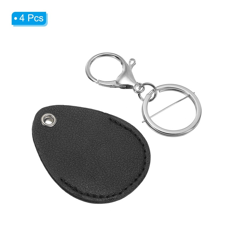 [PATIKIL] Leather Key Chain Leather Key Holder with Key Holder