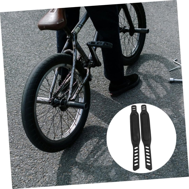 Mipcase 2Pcs Gym Cycle Pedal Straps Footrest Straps for Exercise