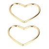 Keychain Accessories Heart Shaped Individual Color Elegant Design Simple Firm