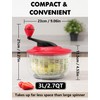 Salad Spinner Large 5L Capacity, Easy to Clean Lettuce Spinner
