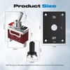 Toggle Switch 12V, Malictele ON/Off 2Pin SPST 12V DC30A Heavy
