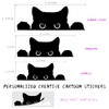 DXNQ 3PCS Peeking Sneaky Cat Sticker, Waterproof Strong Adhesive Decals
